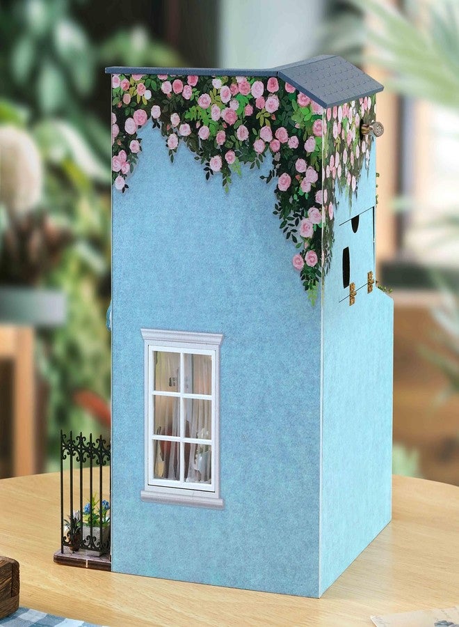 CUTEROOM Miniature House Kits for Adults,Mini Dollhouse Wooden Furniture Kit, DIY Craft Kits Creative Room Tiny House for Decoration- Garden Music House - Image 2